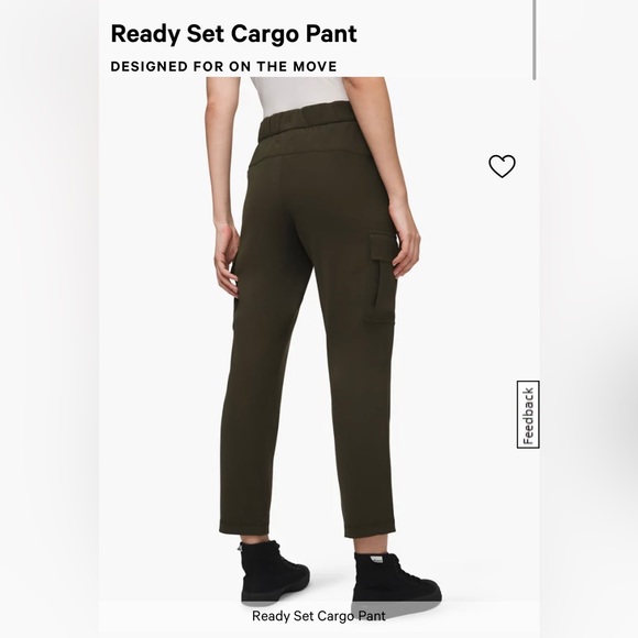 NWT Lululemon Ready Set Cargo Pant size 12 - Picture 3 of 4